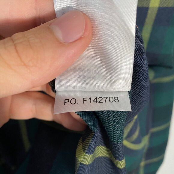 Fjallraven Fjäliglim Shirt Green/Yellow/Navy Size M - Picture 8 of 10